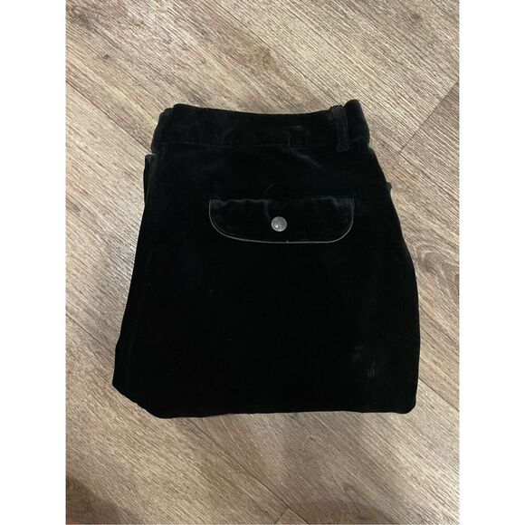 Designer Collections Valentino Viva 20 Black Velour Pants New - Picture 7 of 7